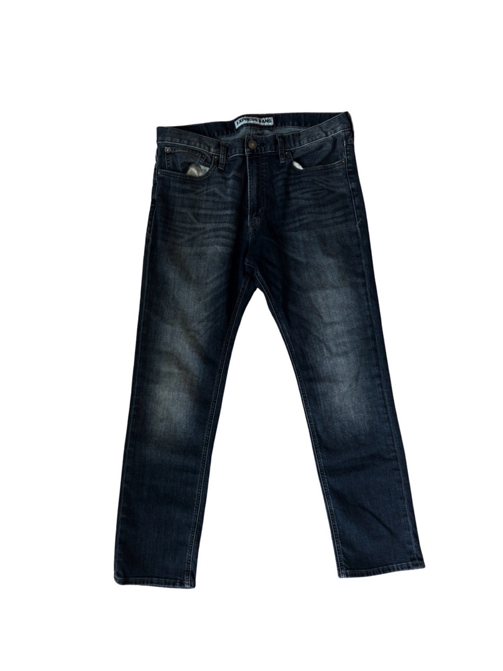Slim Straight Men’s Jeans - Dark Indigo express 36 Rocco slim fit skinny